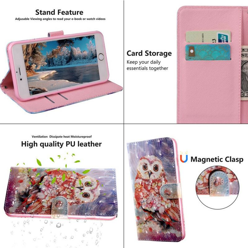 Fodral Xiaomi Redmi 9t Light Spot Germain The Owl