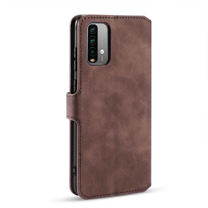 Läderfodral Xiaomi Redmi 9t Telefonfodral Dg.ming Retro