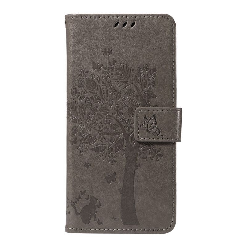 Fodral För Oneplus 13r Träd Och Katt