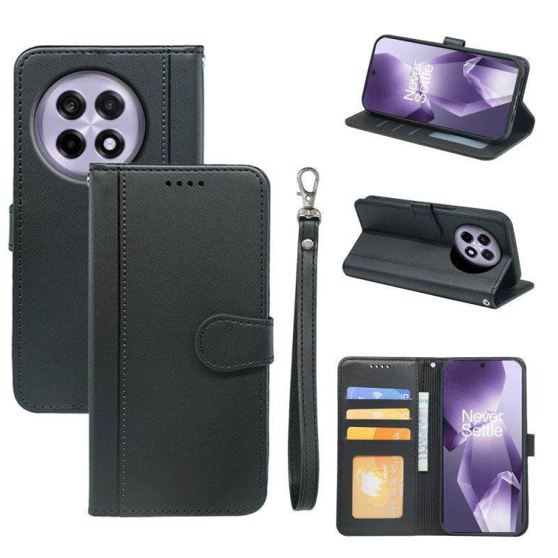 Fodral Oneplus 13r Plånbok Med Dubbel Korthållare