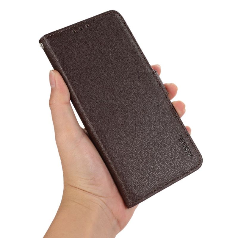 Läderfodral Oneplus 13r Telefonfodral Bakad Effekt Abeel