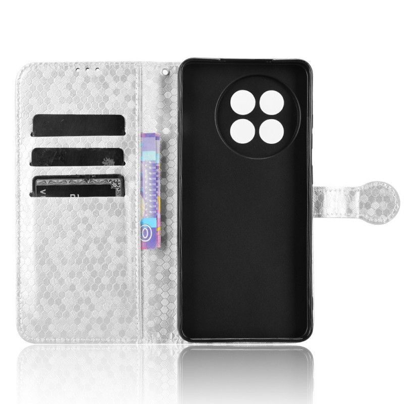 Läderskal Fodral Oneplus 13r Glänsande Prickar