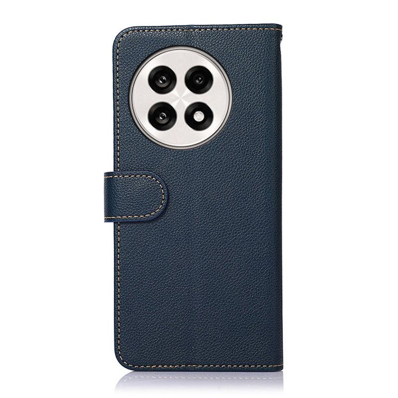 Läderskal Fodral Oneplus 13r Khazneh Tvåfärgat Rfid-skydd