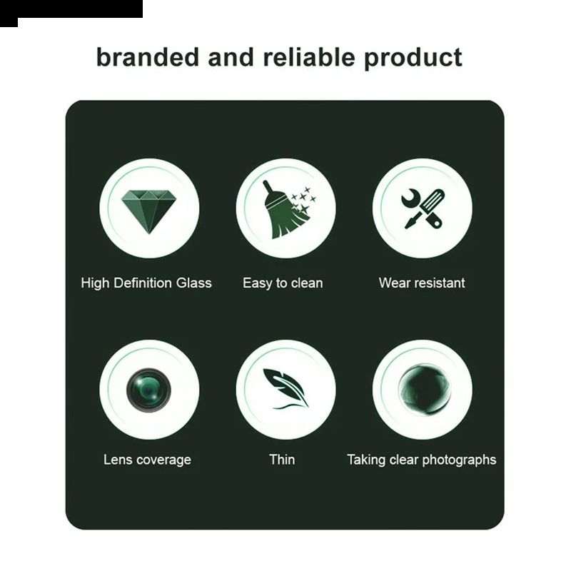 Linsskydd I Härdat Glas För Oneplus 13r (svart Version)