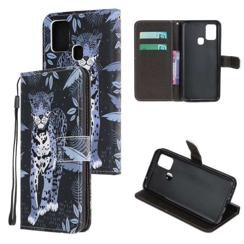 Fodral OnePlus Nord N10 Leopard Med Rem