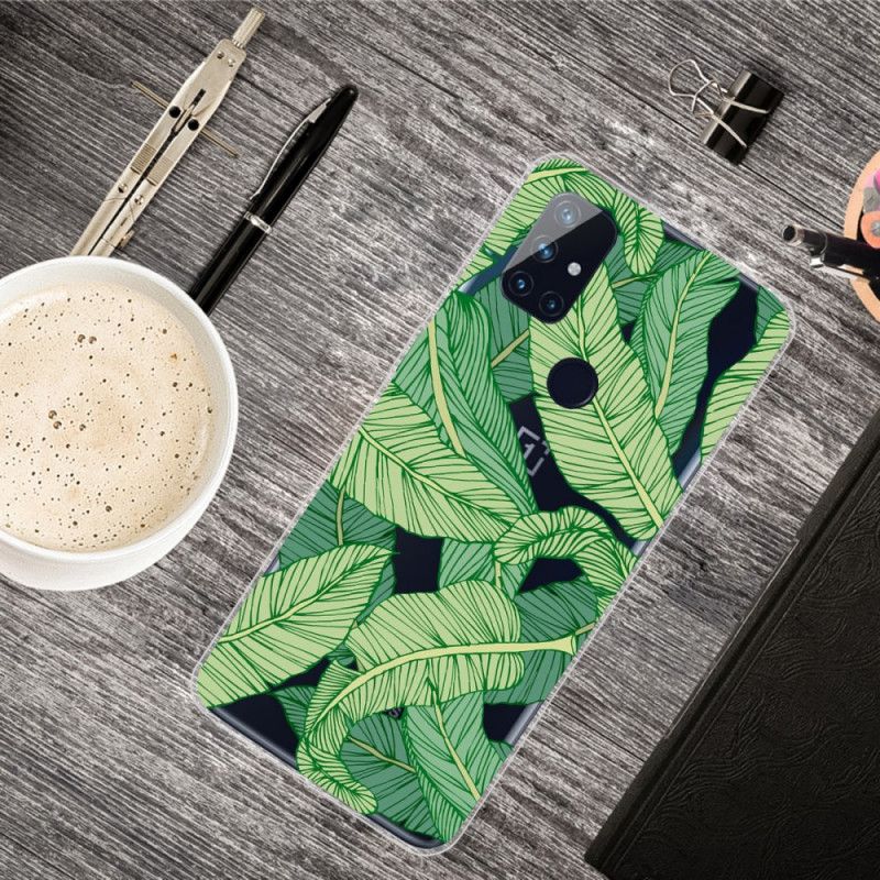 Skal för OnePlus Nord N10 Lövverk