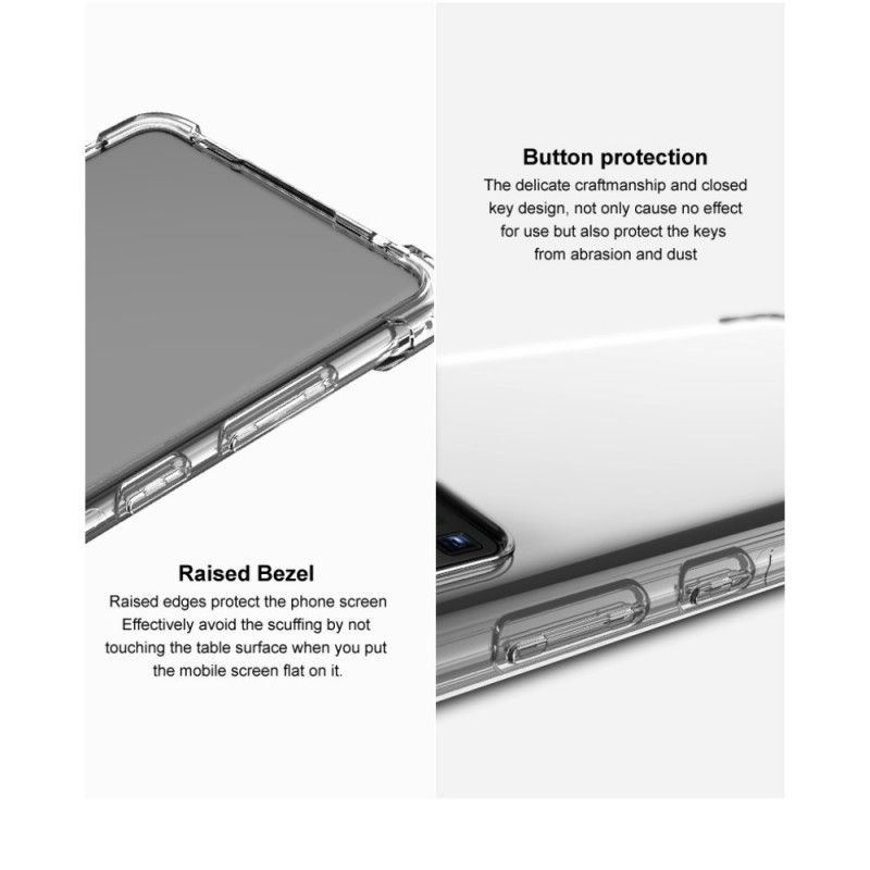 Skal OnePlus Nord N10 Grå Mobilskal Transparent Imak