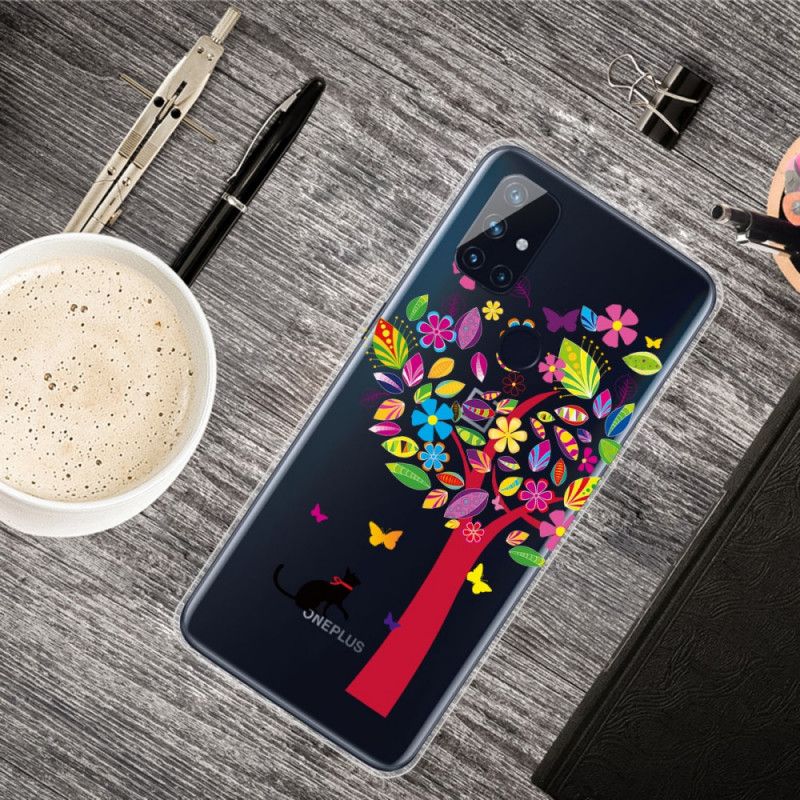 Skal OnePlus Nord N10 Mobilskal Katt Under Trädet