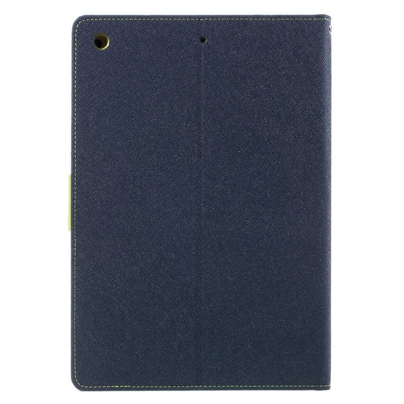 Läderskal iPad (9.7") Svart Tvåfärgat Kvicksilver