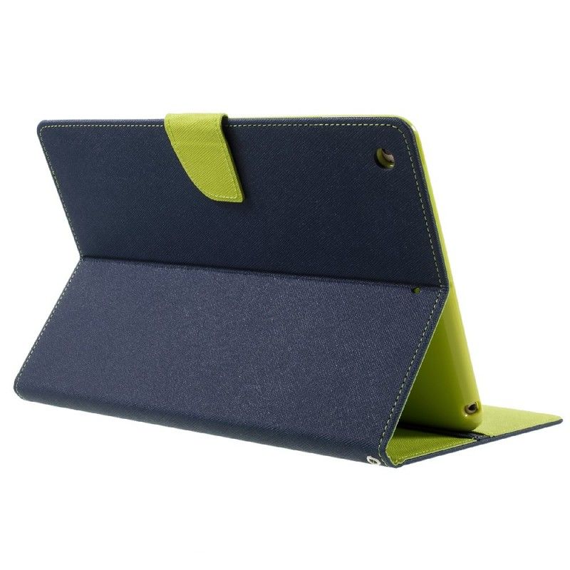 Läderskal iPad (9.7") Svart Tvåfärgat Kvicksilver