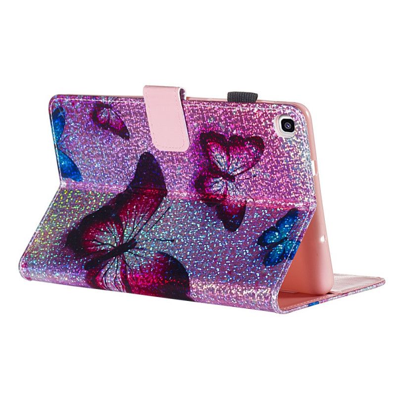 Fodral för Samsung Galaxy Tab A 8" (2019) Glitterfjärilar