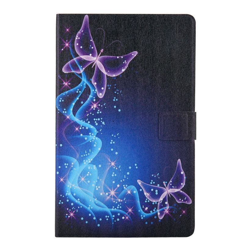 Fodral för Samsung Galaxy Tab A 8" (2019) Svart Magisk Fjärilserie