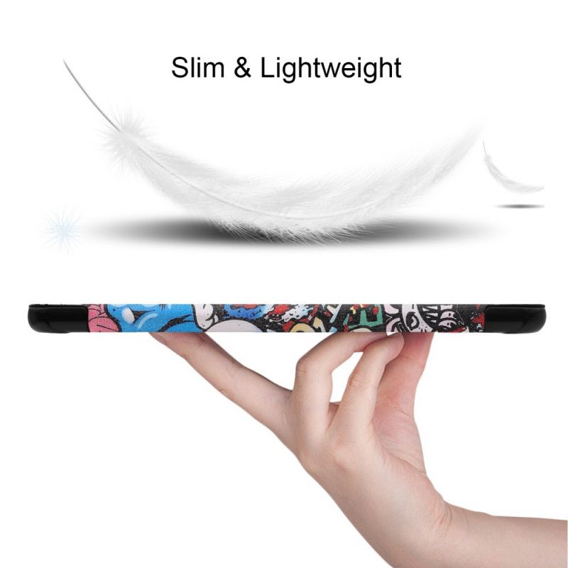 Smart Fodral Samsung Galaxy Tab A 8" (2019) Graffiti Kul