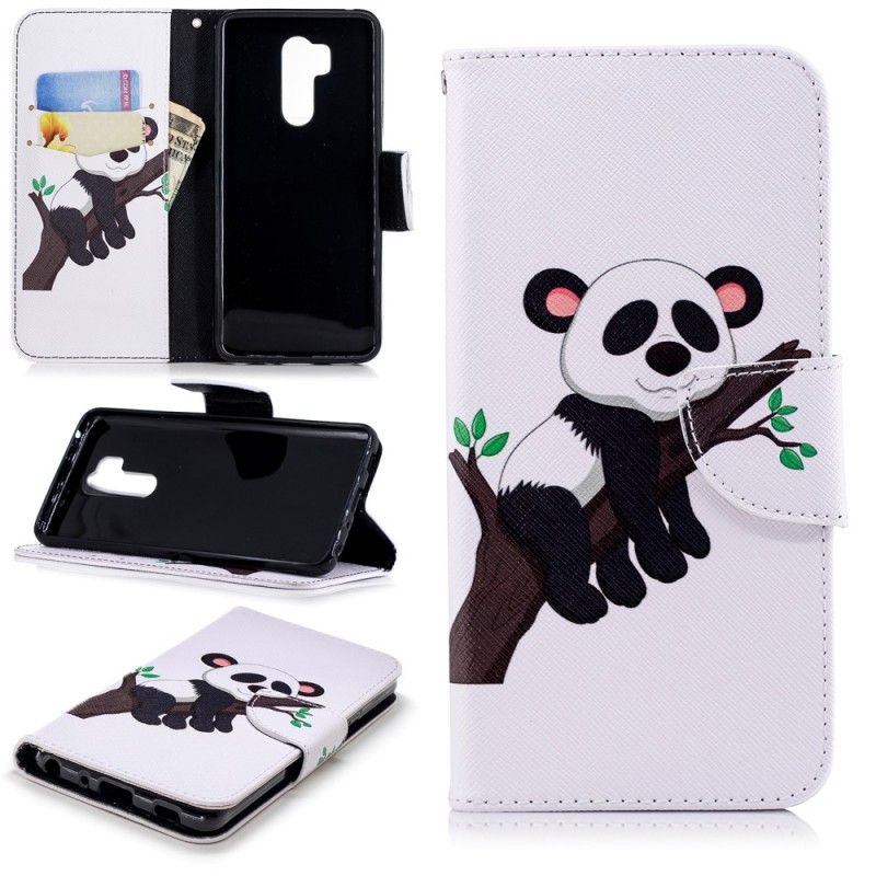 Läderskal LG G7 ThinQ Lat Panda