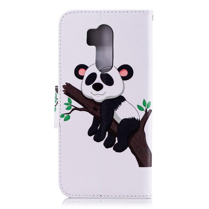 Läderskal LG G7 ThinQ Lat Panda
