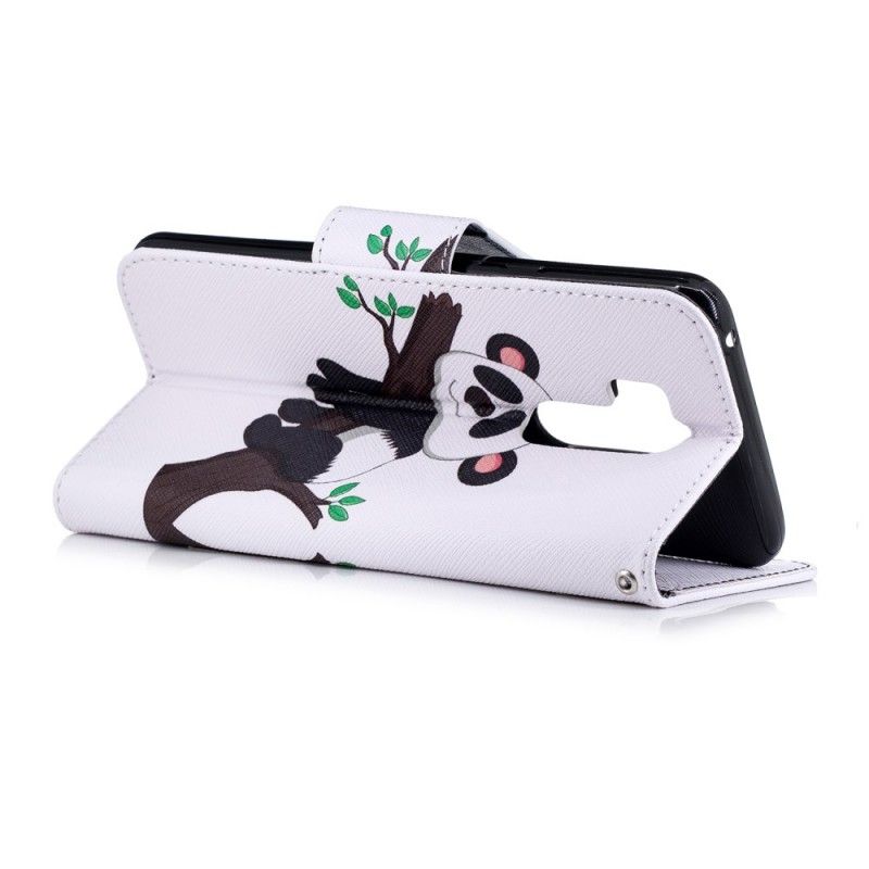 Läderskal LG G7 ThinQ Lat Panda