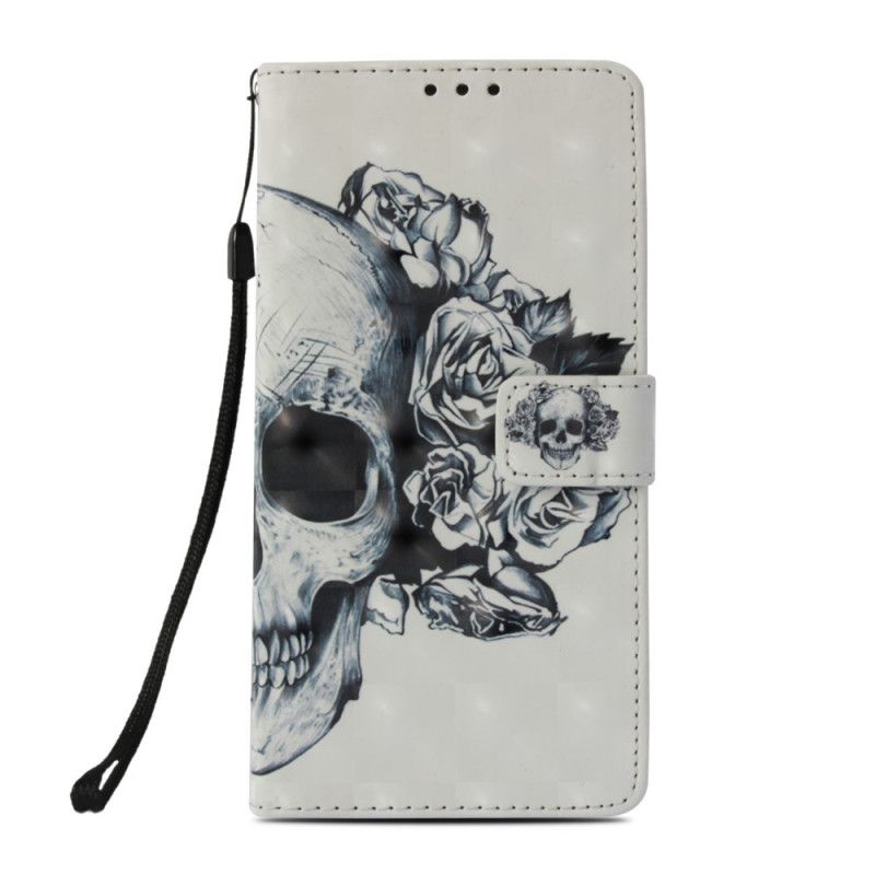 Fodral Honor 10 Blommig Skalle