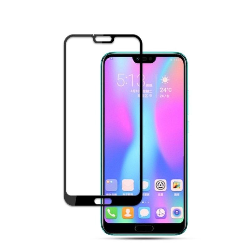 Härdat Glasskydd För Honor 10 Svart Mocolo