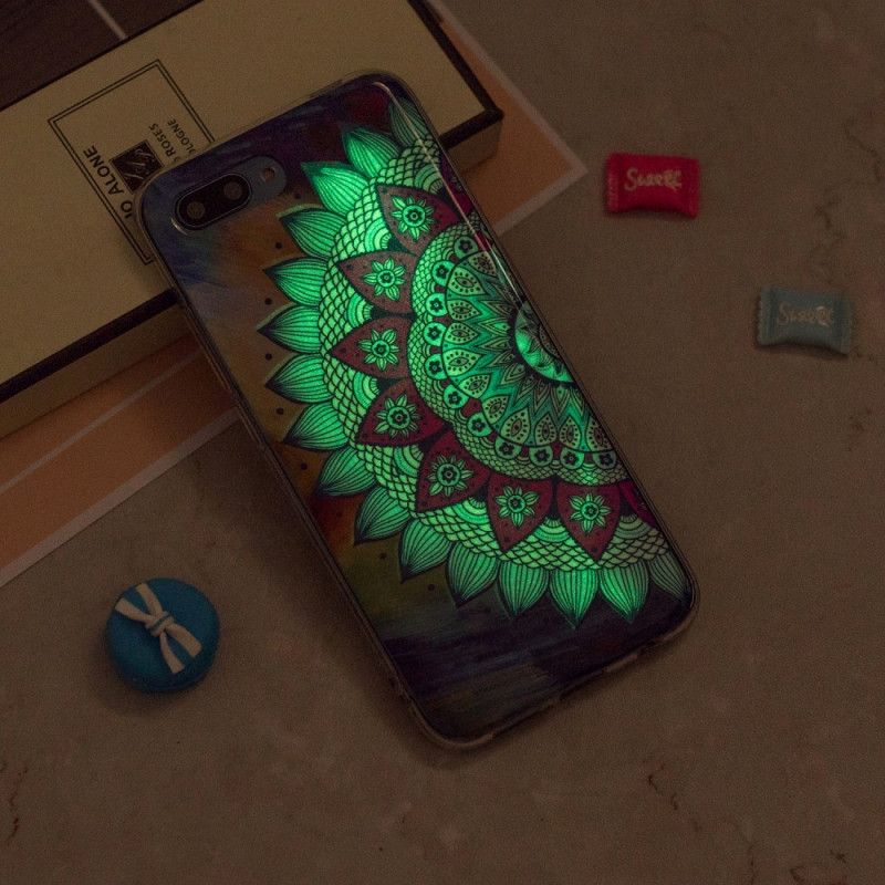 Skal för Honor 10 Fluorescerande Mandala