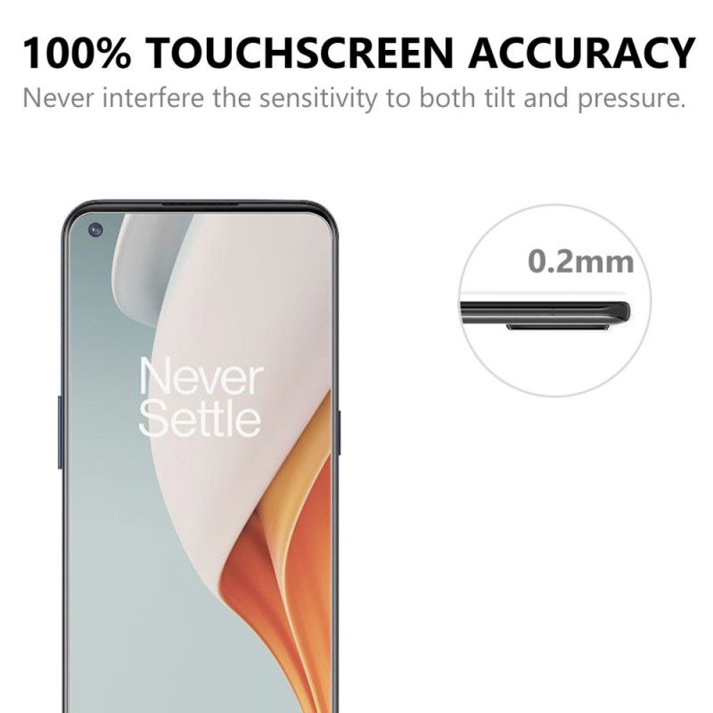 Bågkant (0.2 Mm) Härdat Glasskydd För OnePlus Nord N100 Skärmen