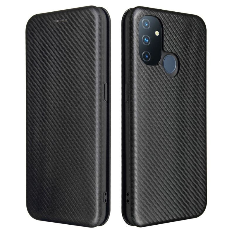 Folio-fodral OnePlus Nord N100 Svart Kolfiber