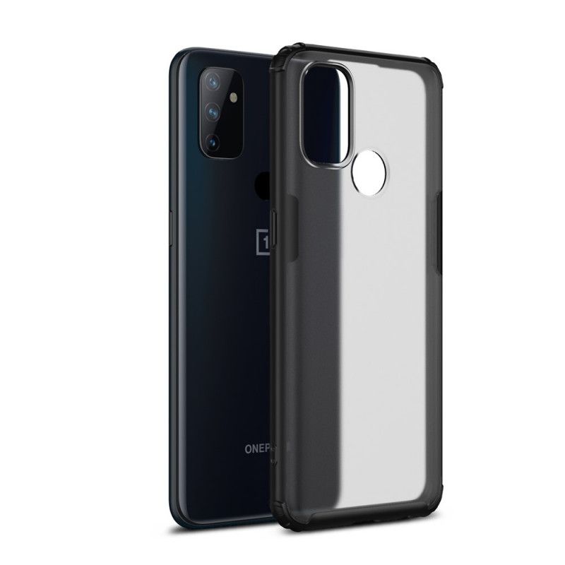 Skal OnePlus Nord N100 Svart Mobilskal Frostat Effektpansar
