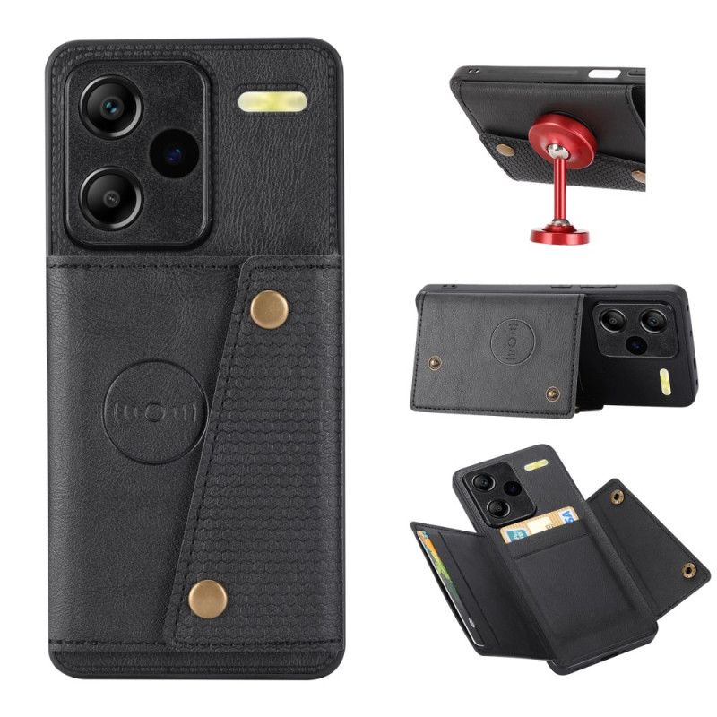 Skal Xiaomi Redmi Note 13 Pro Plus 5g Med Stöd Och Korthållare