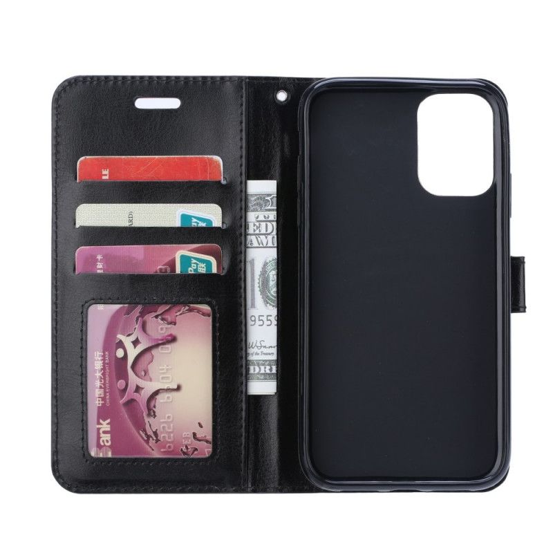Fodral Samsung Galaxy S20 FE Svart Traditionell Läderstil