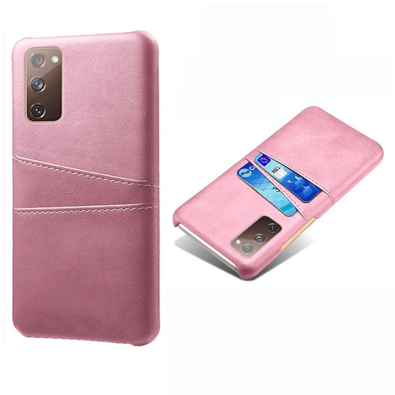 Skal Samsung Galaxy S20 FE Svart Ksq-Korthållare