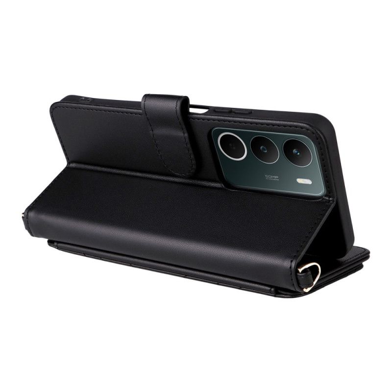 Fodral Realme C71 Quiltad Med Axelrem Och Handledsrem