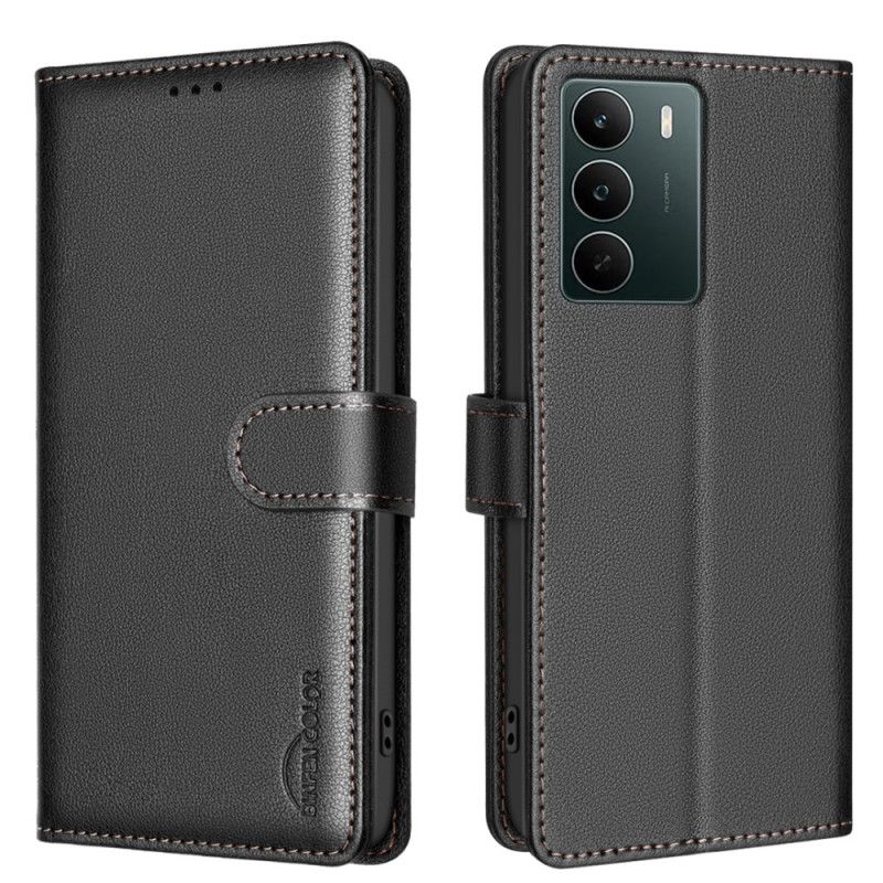 Läderfodral Realme C71 Telefonfodral Binfen Color Rfid-plånbok