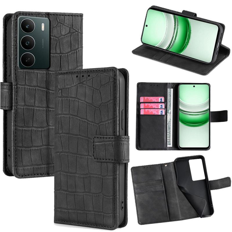 Läderfodral Realme C71 Telefonfodral Krokodilstruktur