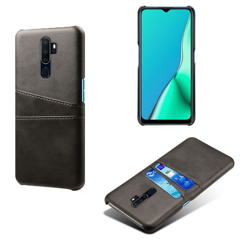 Skal för Oppo A9 2020 Svart Korthållare