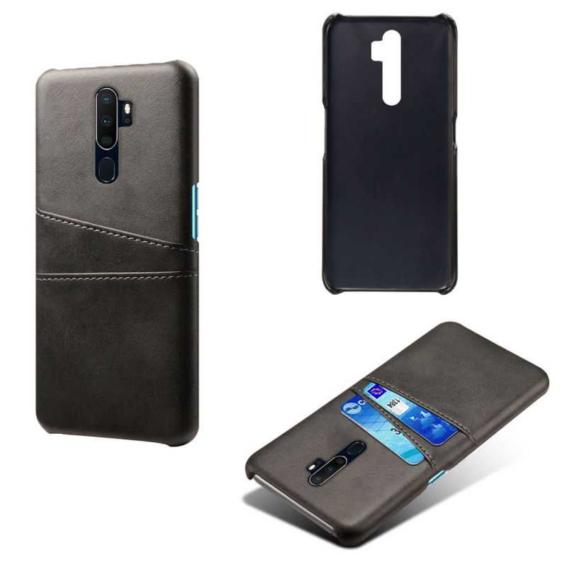 Skal för Oppo A9 2020 Svart Korthållare