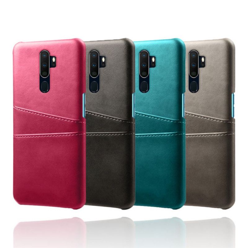Skal för Oppo A9 2020 Svart Korthållare