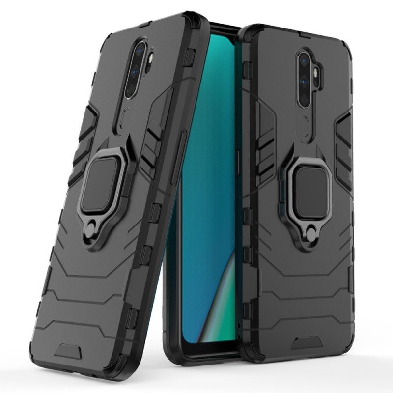 Skal för Oppo A9 2020 Svart Resistent Ring