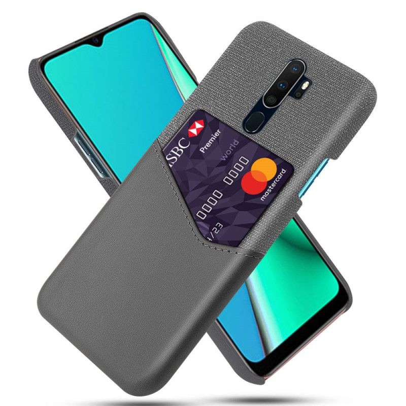 Skal Oppo A9 2020 Grå Ksq-Korthållare