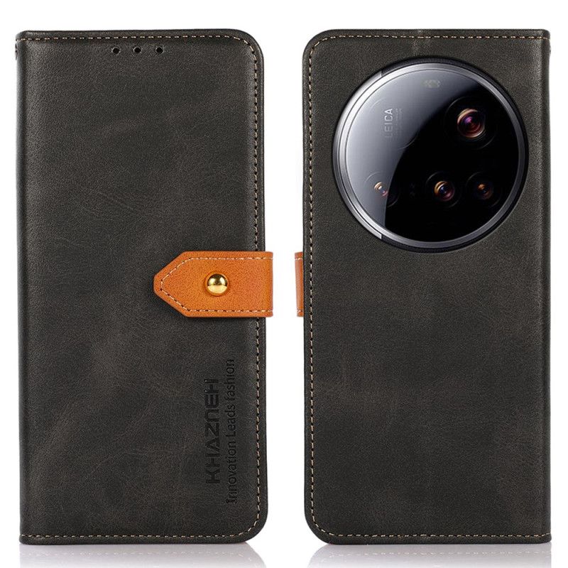 Fodral För Xiaomi 15 Ultra Guldfärgat Spänne