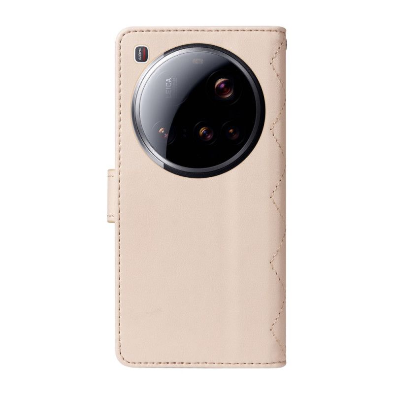 Fodral För Xiaomi 15 Ultra Vadderat Med Rem Och Axelrem