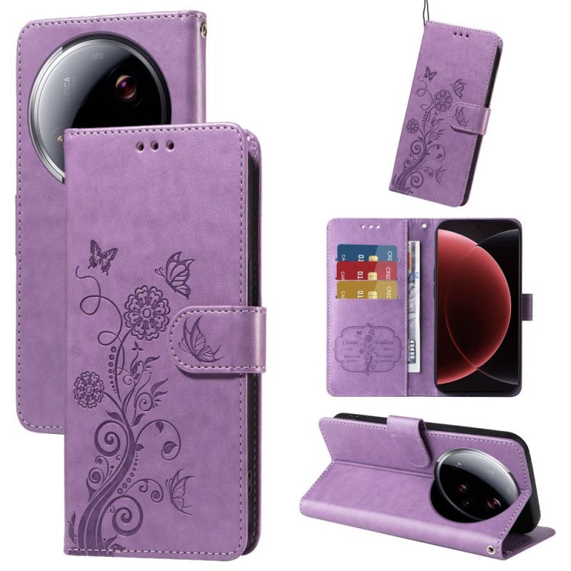 Fodral Xiaomi 15 Ultra Blomsterdekor