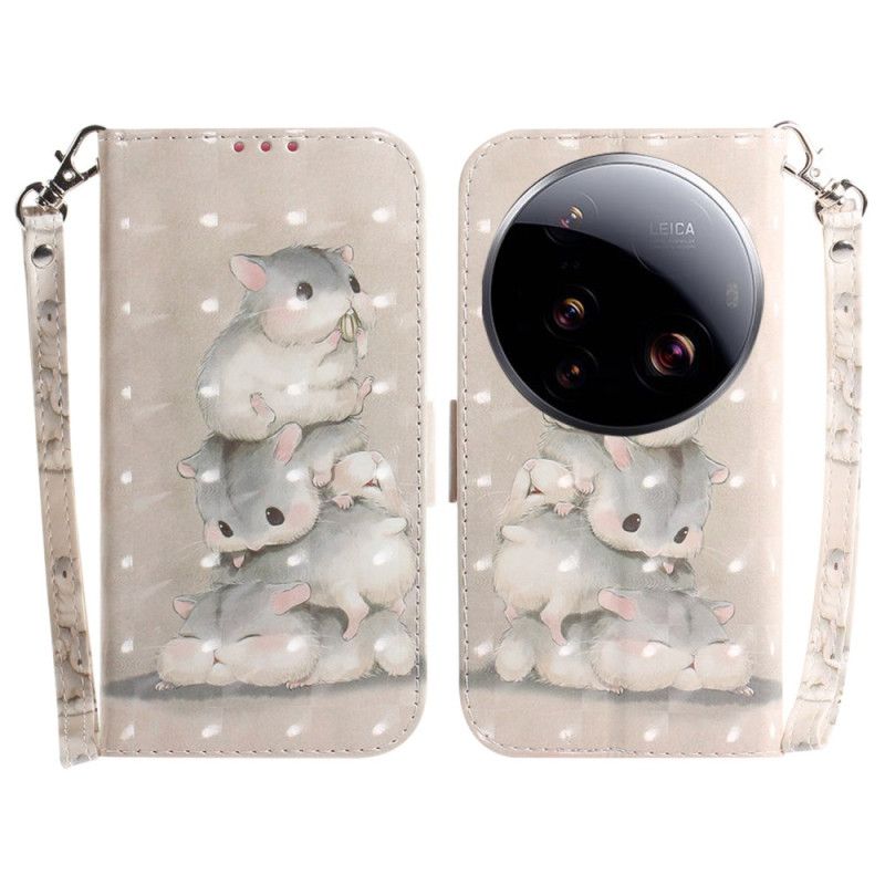 Fodral Xiaomi 15 Ultra Hamstrar Med Snodd