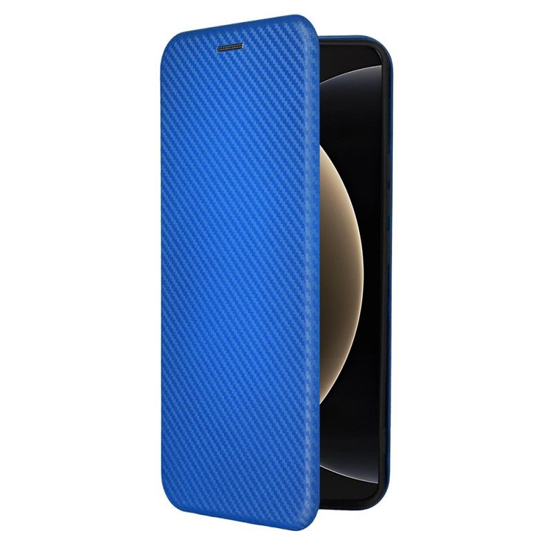 Folio-fodral För Xiaomi 15 Ultra Borstad Kolfiber