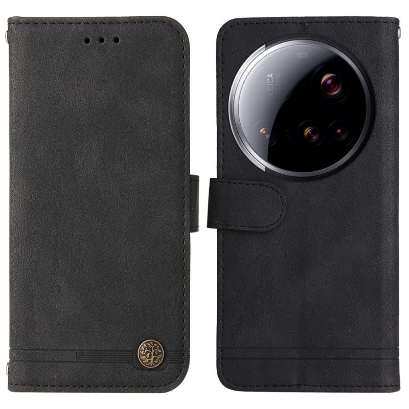 Läderfodral Xiaomi 15 Ultra Telefonfodral Dekorativ Nit
