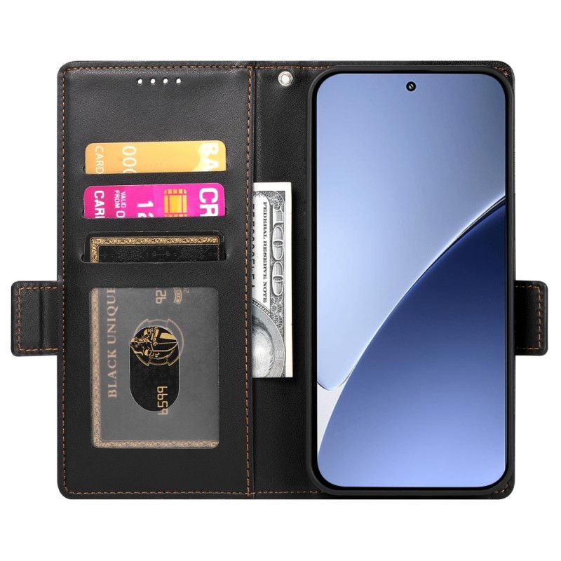 Läderskal Fodral Xiaomi 15 Ultra Dubbel Spänne