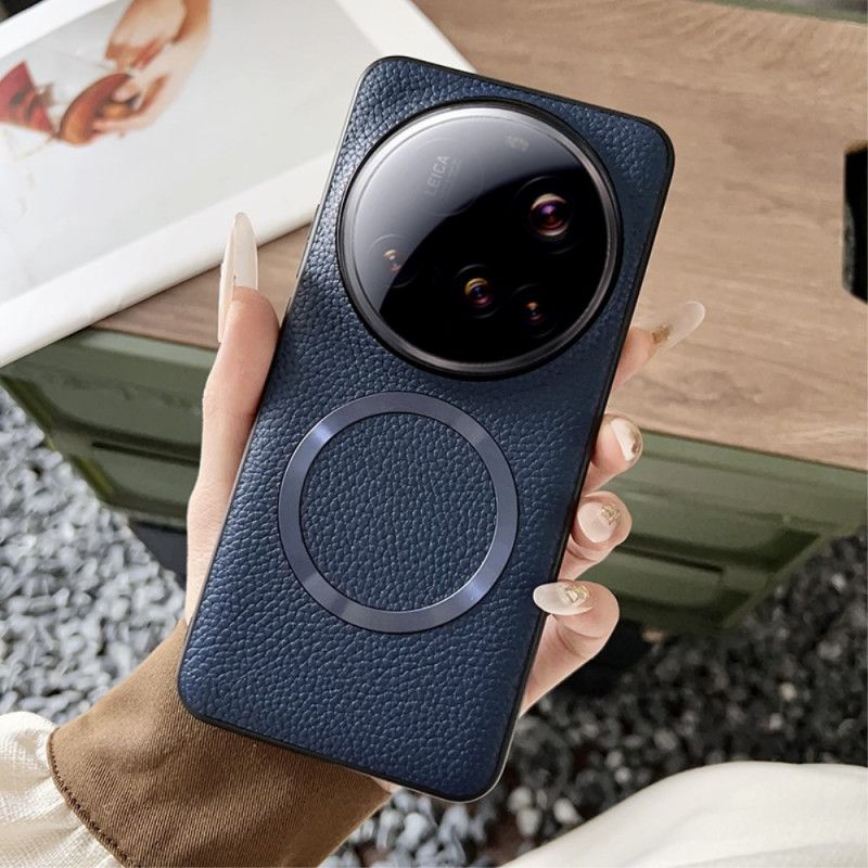 Skal För Xiaomi 15 Ultra Kompatibel Med Magsafe-lychee-lädereffekt