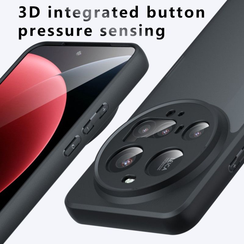Skal Xiaomi 15 Ultra Telefonfodral Svart Genomskinlig
