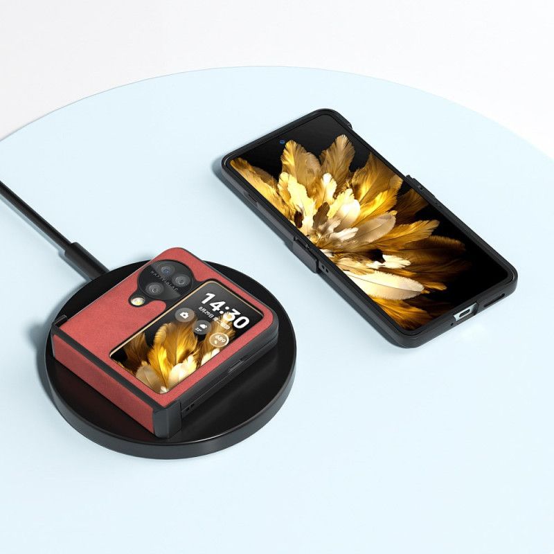 Skal Oppo Find N3 Flip Abeel Lädereffekt