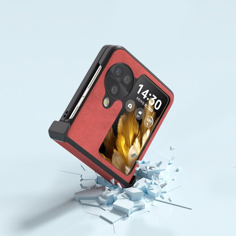 Skal Oppo Find N3 Flip Abeel Lädereffekt