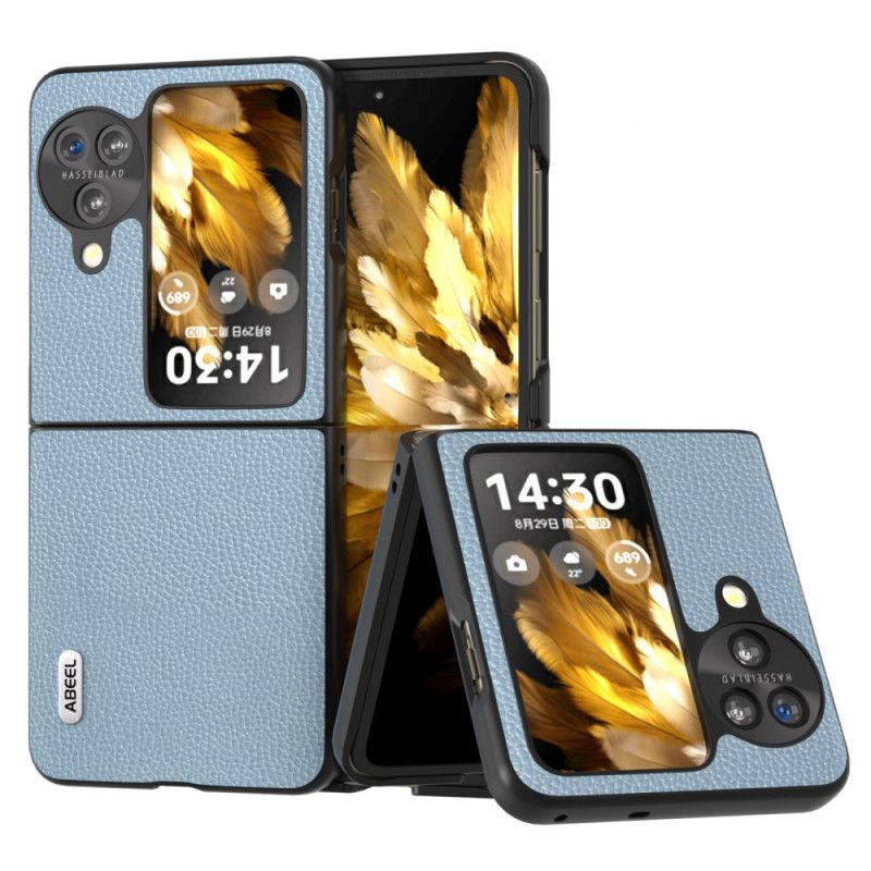 Skal Oppo Find N3 Flip Telefonfodral Litchi Konstläder Abeel