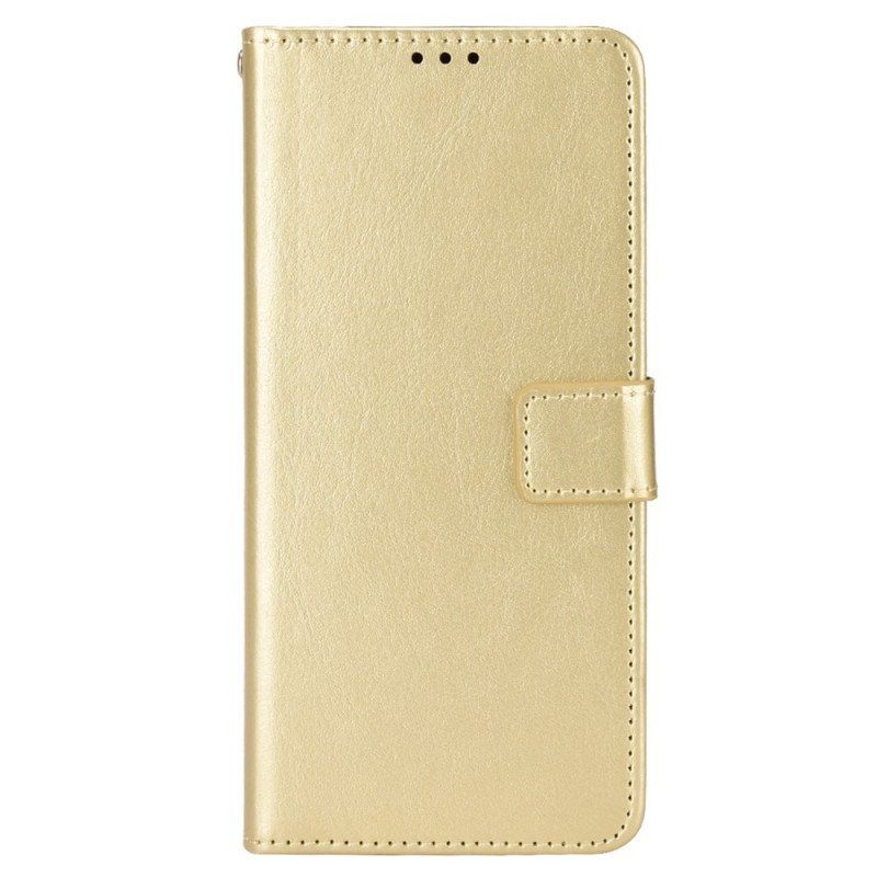 Fodral Oppo Reno 8 Med Kedjar Faux Läder Flashy Med Rem